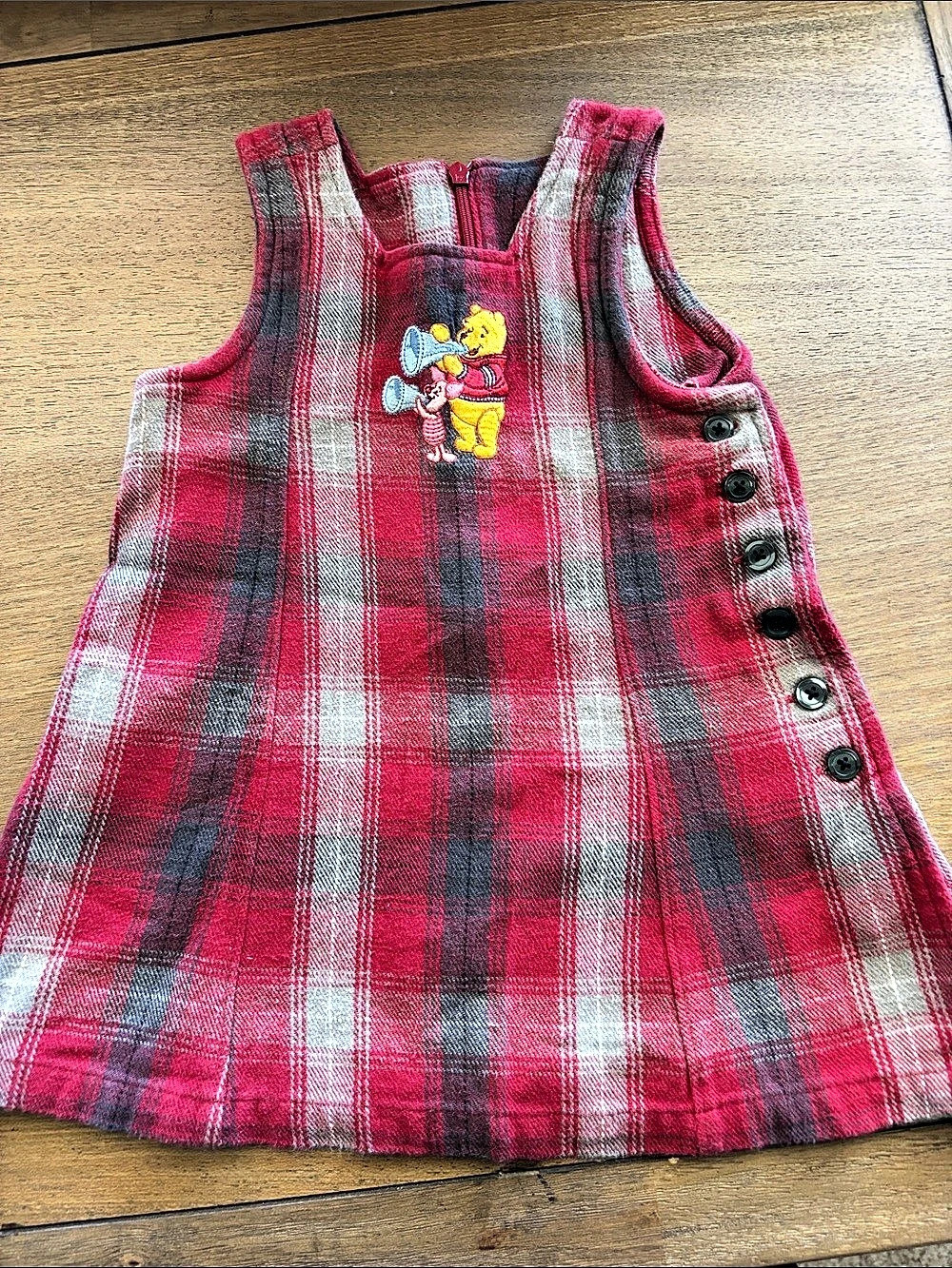 Disney Girls 18M Plaid Dress YTK